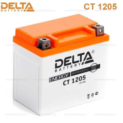 Аккумуляторная батарея Delta CT 1205 (12V / 5Ah)