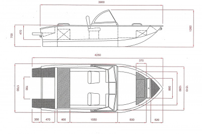 Лодка Aluton 390DC
